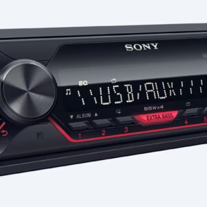 SONY SINGLE DIN (DSX-A110U) (COLOR ROJO)