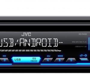 JVC SINGLE DIN (KDR-492) (CD) (USB)