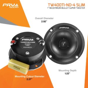 PRV TWEETERS (TW400Ti-ND-SLIM) (PAR)