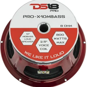 DS18 BOCINA 10” (PRO-X10MBASS) (800 watts)