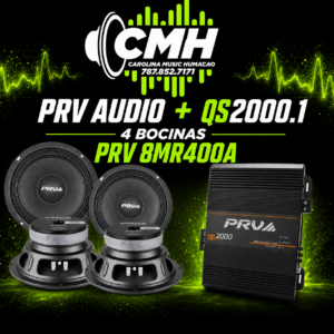 (4) PRV 8" 400 + PRV QS2000.1