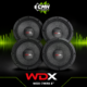 (4) BOCINAS WDX 8"