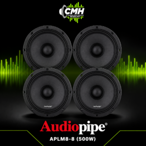 (4) BOCINAS AUDIOPIPE 8" 500W