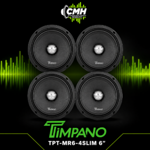 (4) BOCINAS TIMPANO 6″ SLIM
