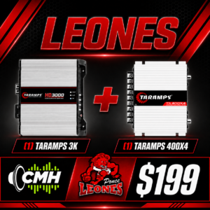 (1) TARAMPS 3K + (1) TARAMPS 400X4
